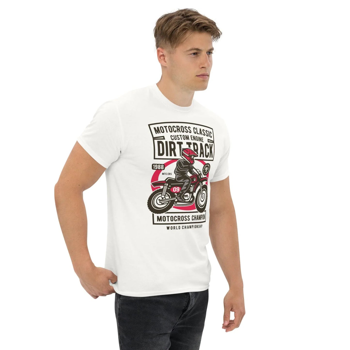 motocross-classic-dirt-track-herren-t-shirt-t-shirt-jlr-design-30 - JLR Design