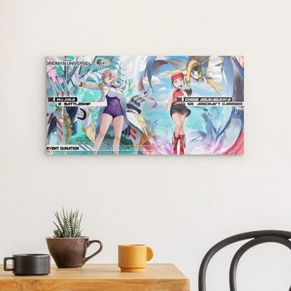 mujani-und-asukagawa-gridman-azur-lane-poster-poster-jlr-design-2 - JLR Design