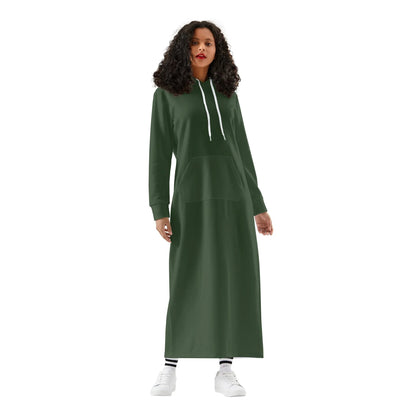 myrte-damen-maxi-hoodiekleid-knochellanges-kapuzenkleid-aus-weich-angerautem-fleece-hoodiekleid-jlr-design-1 - JLR Design