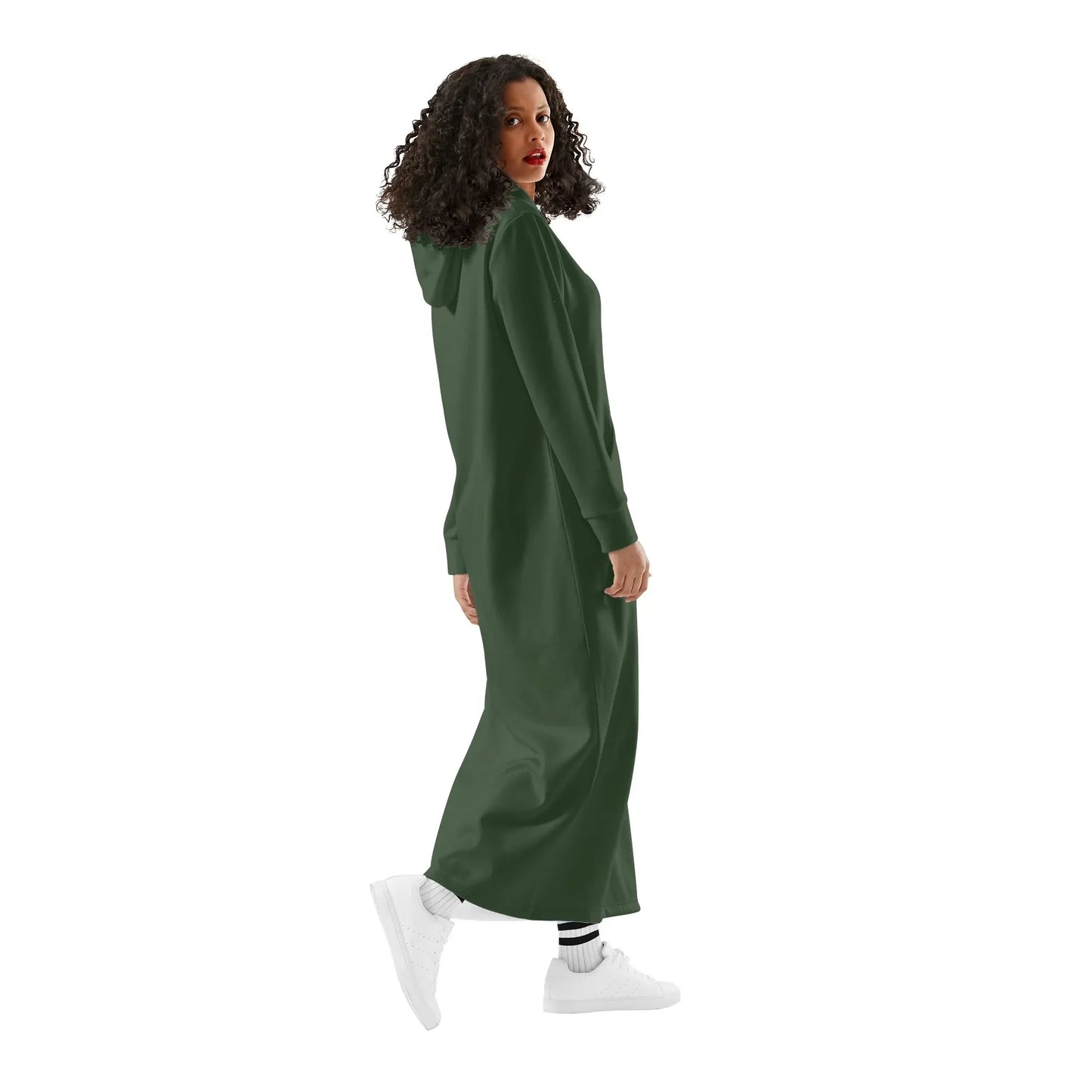 myrte-damen-maxi-hoodiekleid-knochellanges-kapuzenkleid-aus-weich-angerautem-fleece-hoodiekleid-jlr-design-3 - JLR Design