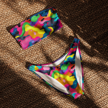 nachhaltiger-bandeau-bikini-colorful-camouflage-v6-recyceltes-material-mit-allover-druck-bikini-jlr-design-4 - JLR Design
