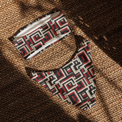nachhaltiger-bandeau-bikini-geometry-v6-recyceltes-material-mit-allover-druck-bikini-jlr-design-5 - JLR Design