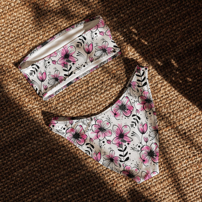 nachhaltiger-bandeau-bikini-inky-petals-v3-recyceltes-material-mit-allover-druck-bikini-jlr-design-5 - JLR Design