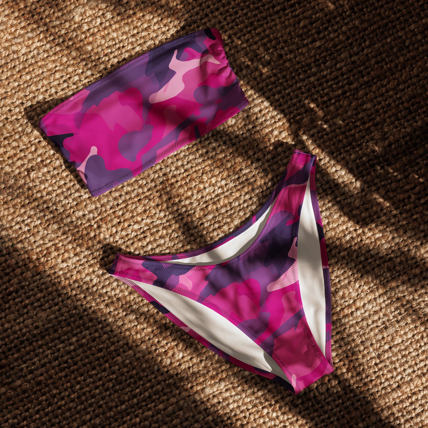 nachhaltiger-bandeau-bikini-pink-camouflage-v1-recyceltes-material-mit-allover-druck-bikini-jlr-design-4 - JLR Design