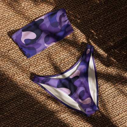 nachhaltiger-bandeau-bikini-purple-camouflage-v1-recyceltes-material-mit-allover-druck-bikini-jlr-design-5 - JLR Design