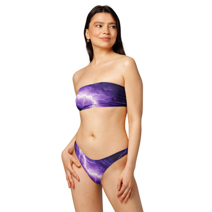 nachhaltiger-bandeau-bikini-violet-thunderbolt-recyceltes-material-mit-allover-druck-bikini-jlr-design-2 - JLR Design