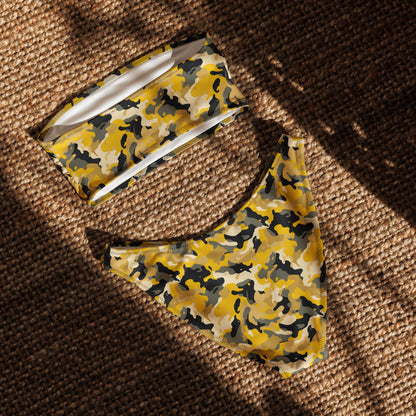 nachhaltiger-bandeau-bikini-yellow-camouflage-v2-recyceltes-material-mit-allover-druck-bikini-jlr-design-5 - JLR Design