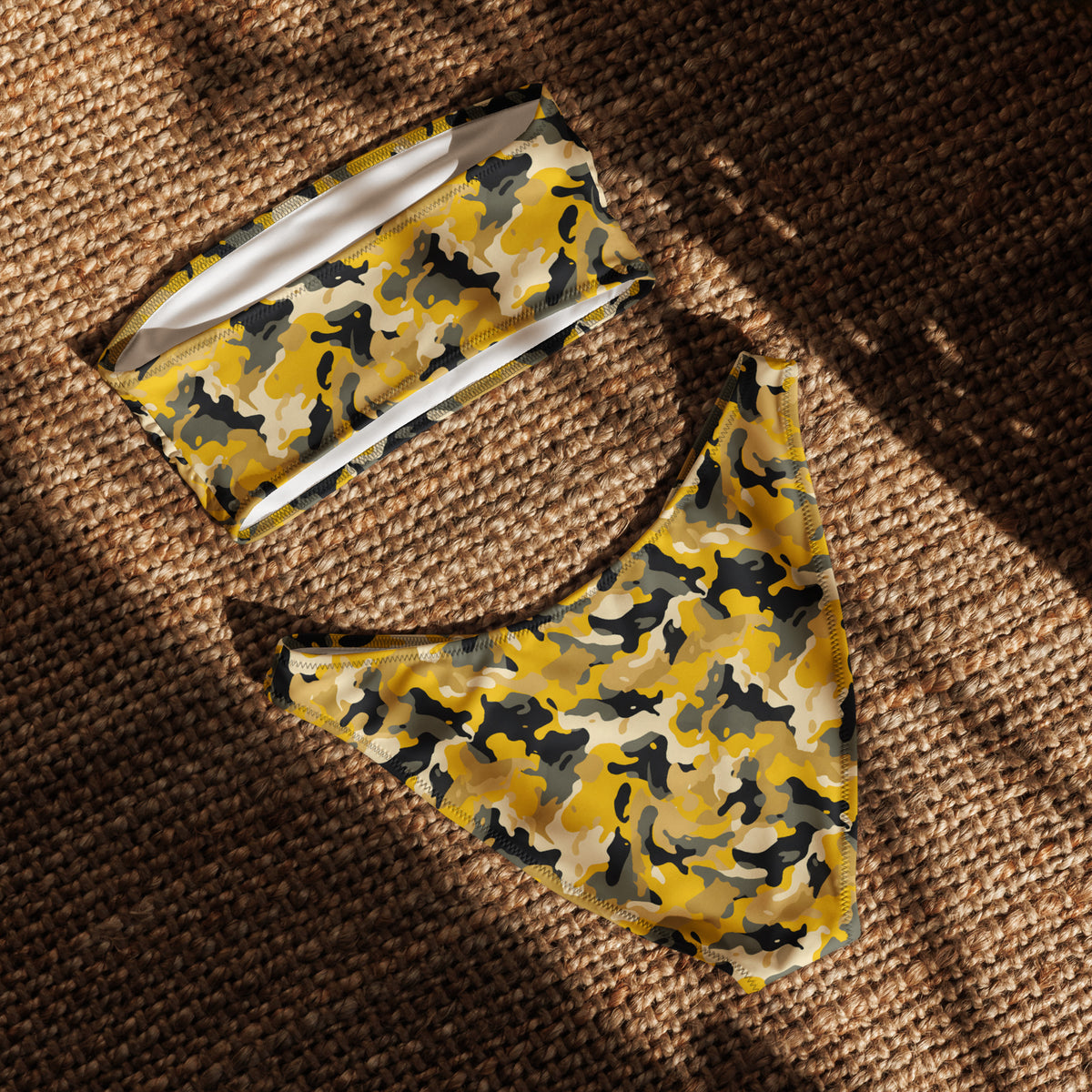 nachhaltiger-bandeau-bikini-yellow-camouflage-v2-recyceltes-material-mit-allover-druck-bikini-jlr-design-jlr-design-de-5 - JLR Design
