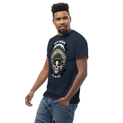 native-american-skull-herren-t-shirt-t-shirt-jlr-design-12 - JLR Design