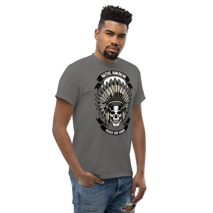 native-american-skull-herren-t-shirt-t-shirt-jlr-design-29 - JLR Design