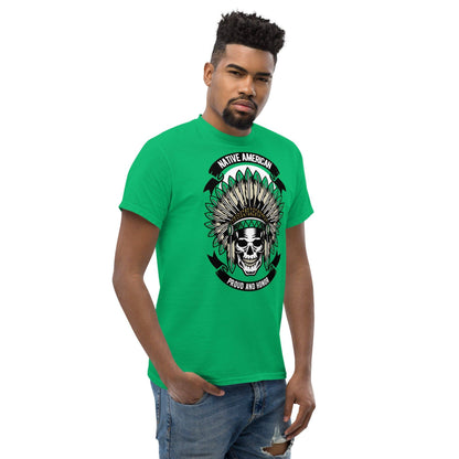 native-american-skull-herren-t-shirt-t-shirt-jlr-design-37 - JLR Design
