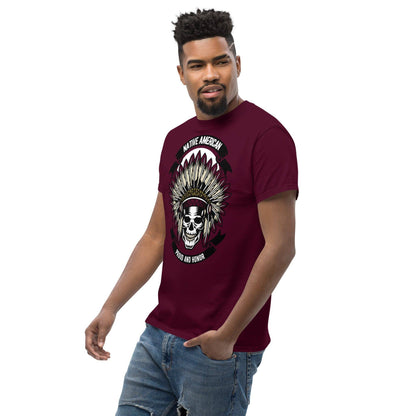 native-american-skull-herren-t-shirt-t-shirt-jlr-design-4 - JLR Design