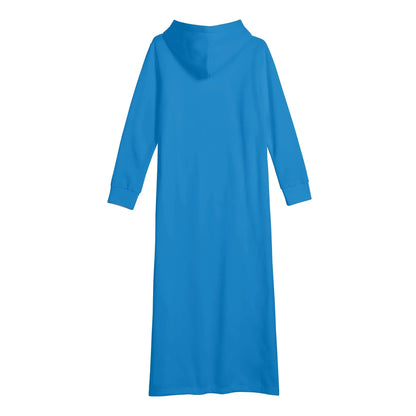 navy-blue-damen-maxi-hoodiekleid-knochellanges-kapuzenkleid-aus-weich-angerautem-fleece-hoodiekleid-jlr-design-5 - JLR Design