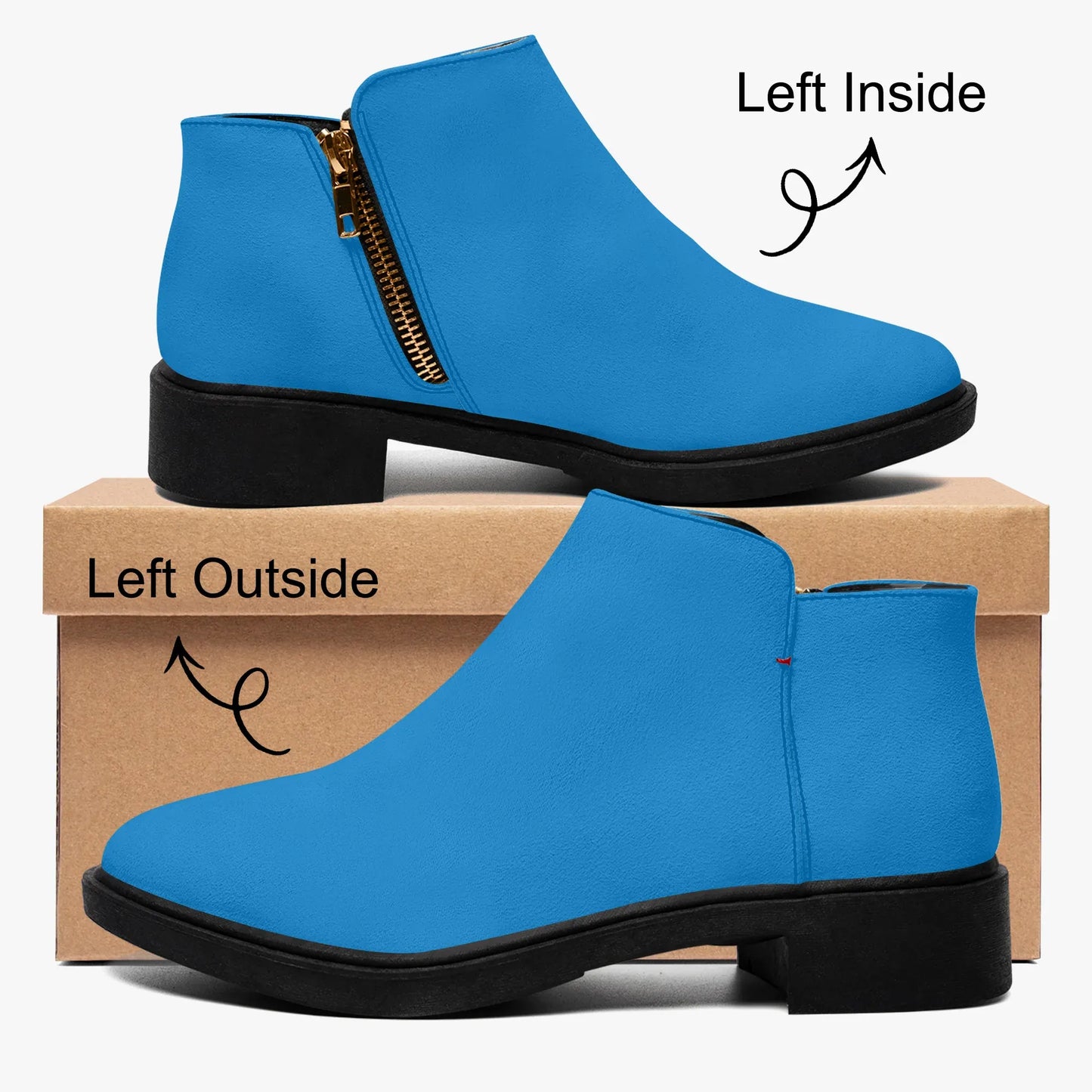 navy-blue-elegante-reissverschluss-stiefeletten-stiefeletten-jlr-design-4 - JLR Design