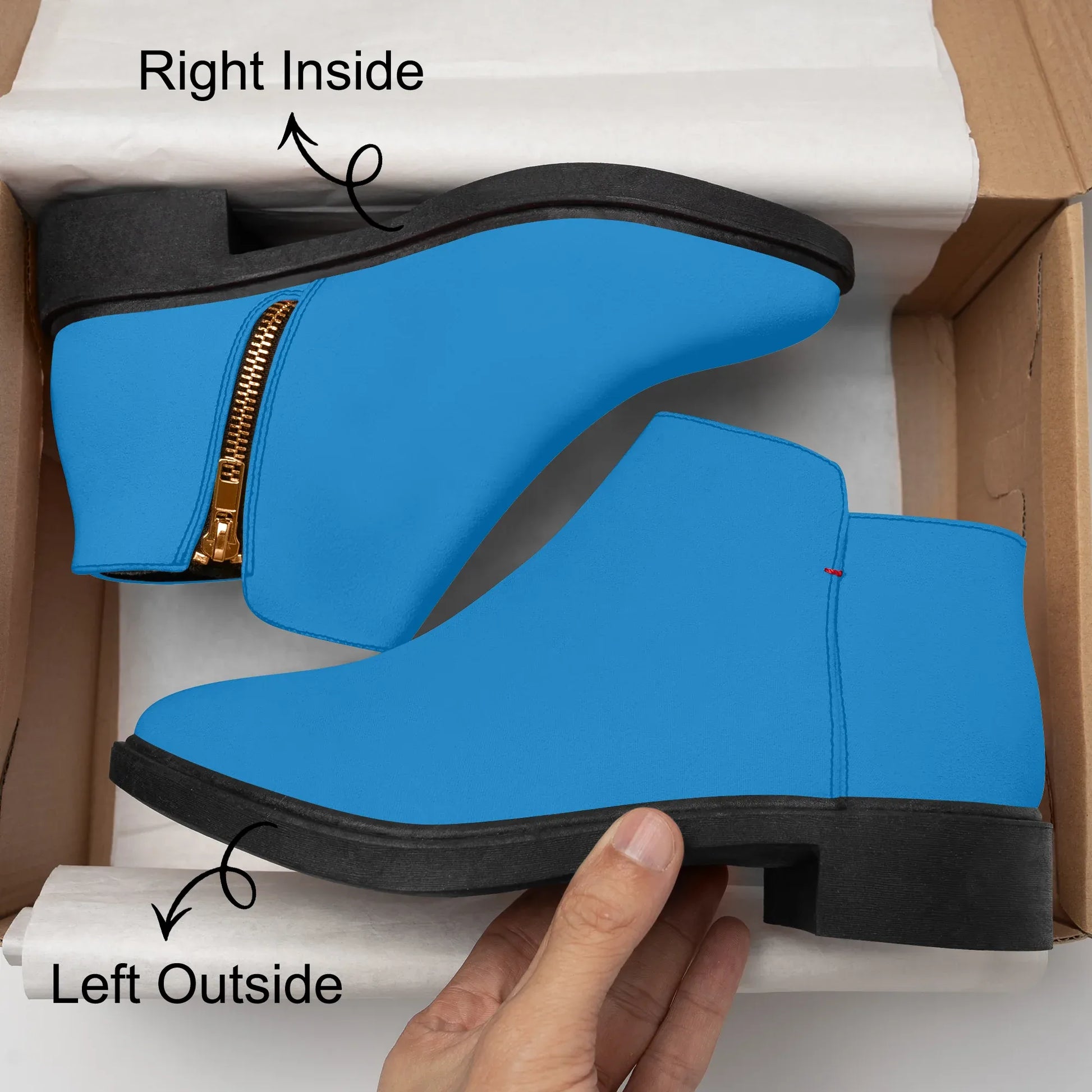 navy-blue-elegante-reissverschluss-stiefeletten-stiefeletten-jlr-design-8 - JLR Design