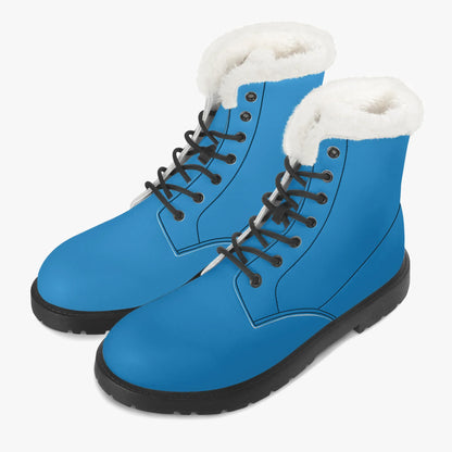 navy-blue-faux-fur-leder-boots-boots-jlr-design-2 - JLR Design