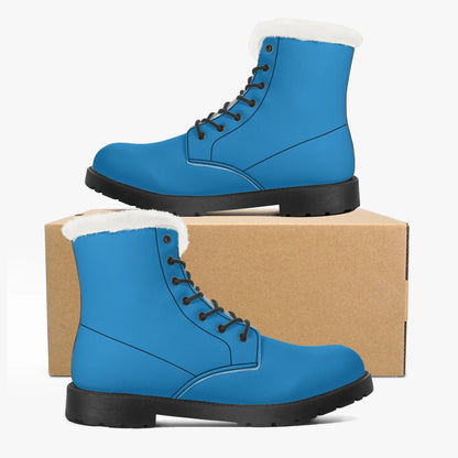 navy-blue-faux-fur-leder-boots-boots-jlr-design-5 - JLR Design