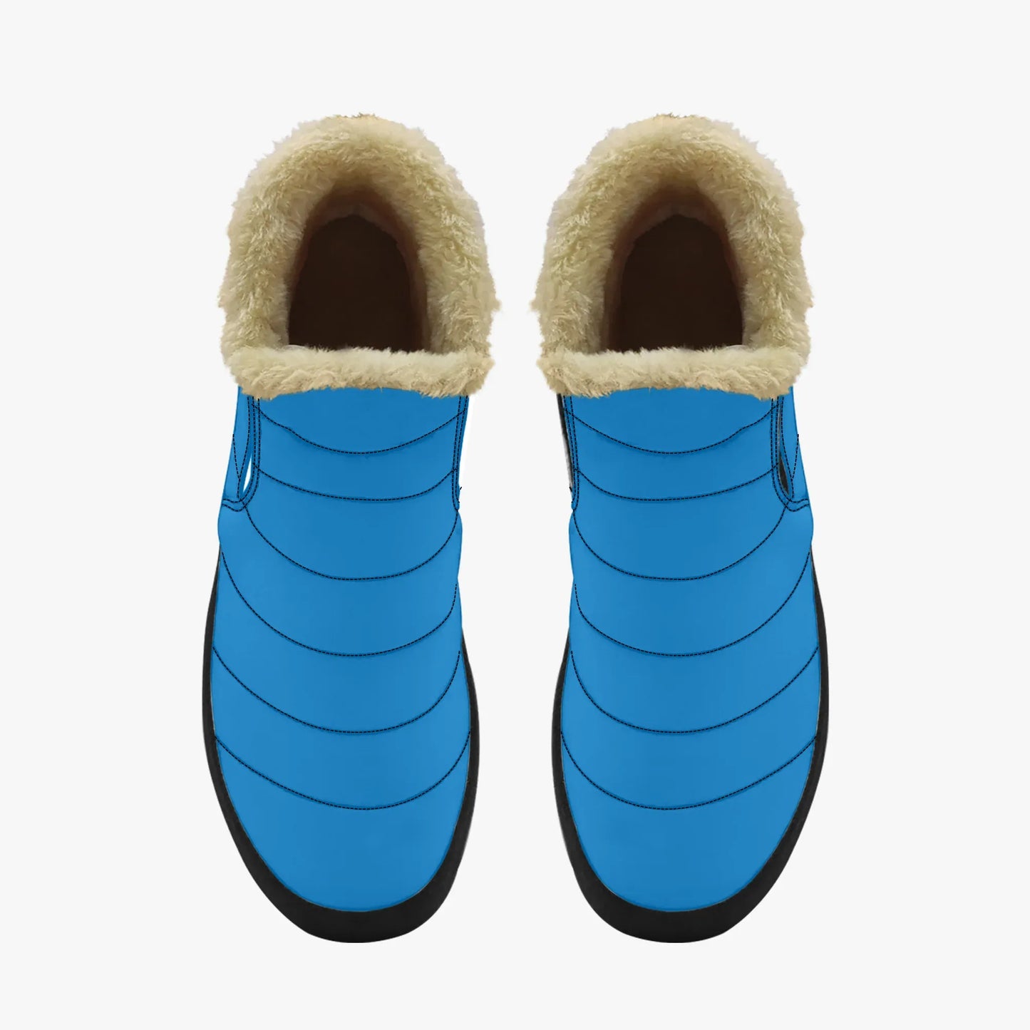 navy-blue-faux-fur-slipper-slipper-jlr-design-5 - JLR Design
