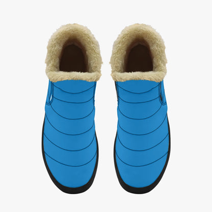 navy-blue-faux-fur-slipper-slipper-jlr-design-5 - JLR Design