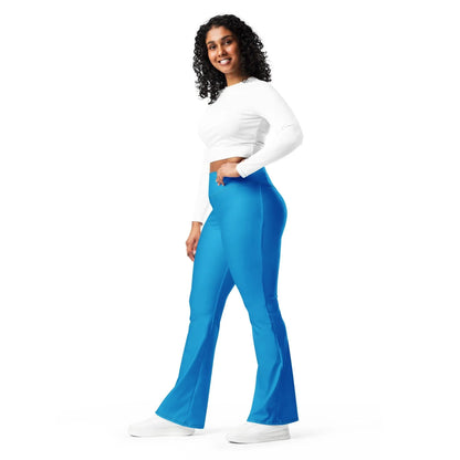 navy-blue-high-waist-flare-leggings-flare-leggings-jlr-design-10 - JLR Design