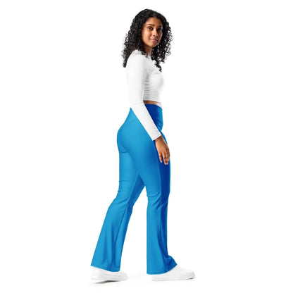 navy-blue-high-waist-flare-leggings-flare-leggings-jlr-design-12 - JLR Design