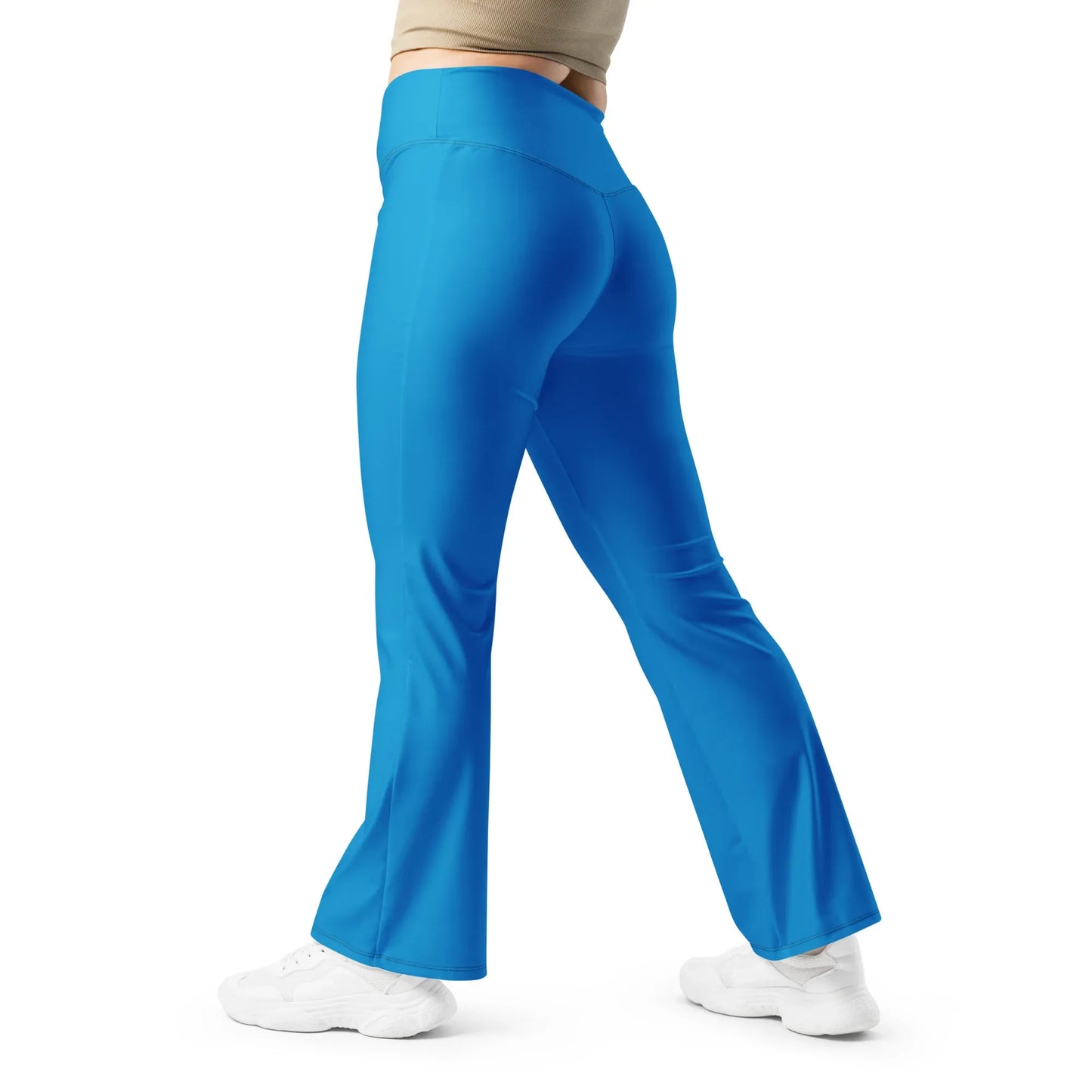 navy-blue-high-waist-flare-leggings-flare-leggings-jlr-design-5 - JLR Design