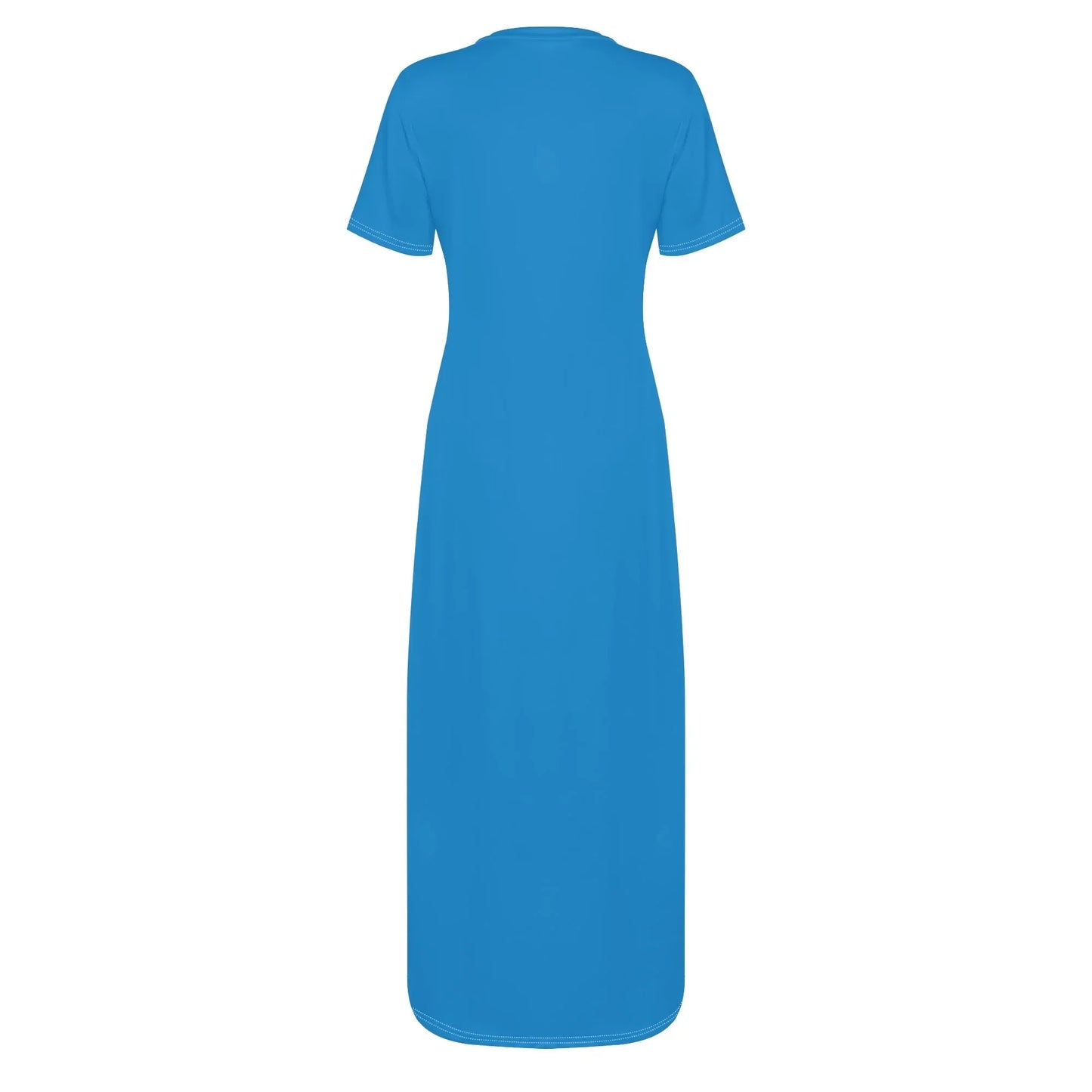 navy-blue-short-sleeve-long-dress-long-dress-jlr-design-4 - JLR Design