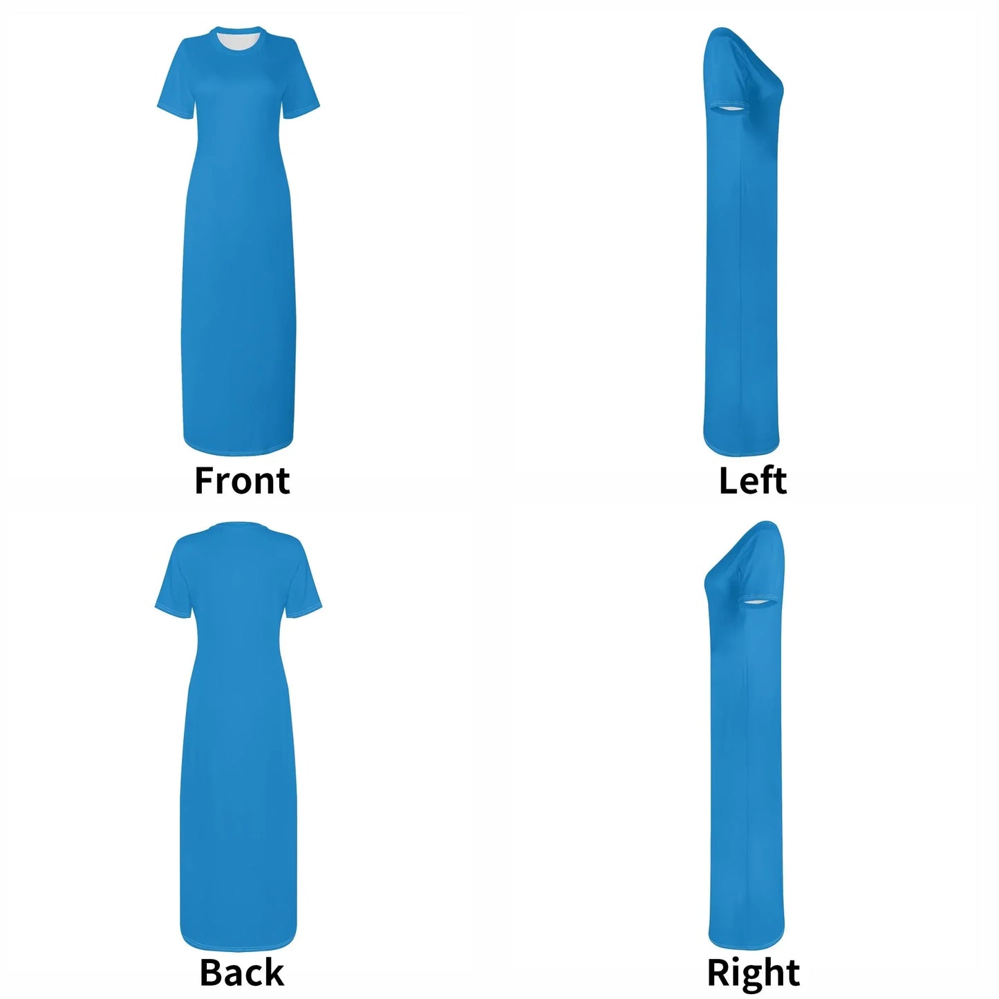 navy-blue-short-sleeve-long-dress-long-dress-jlr-design-7 - JLR Design