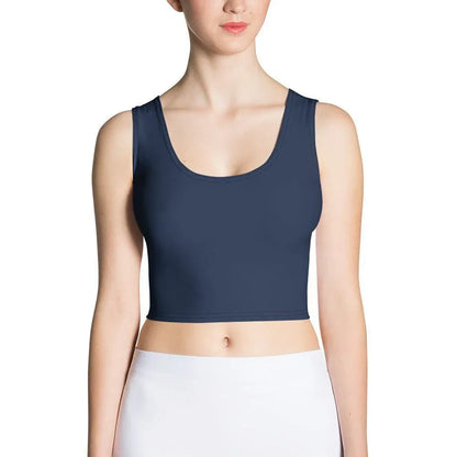 navy-damen-crop-top-crop-top-jlr-design-1 - JLR Design