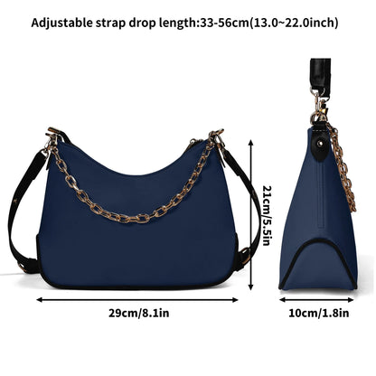 navy-elegante-umhangetasche-mit-kette-umhangetasche-jlr-design-7 - JLR Design