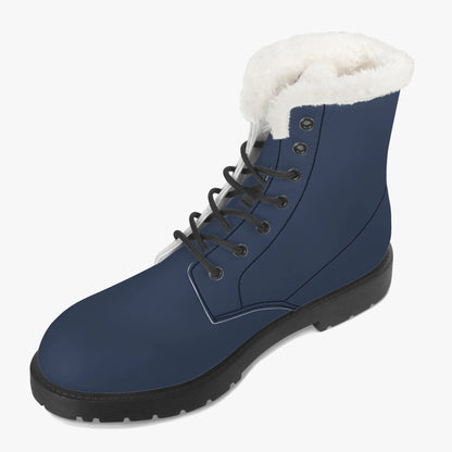 navy-faux-fur-leder-boots-boots-jlr-design-3 - JLR Design
