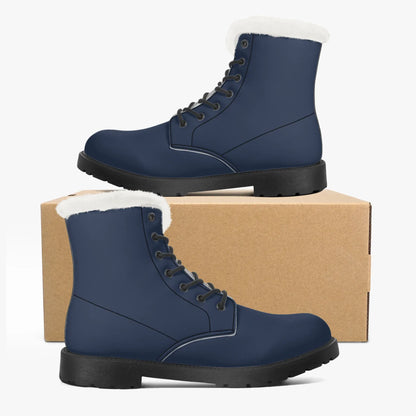 navy-faux-fur-leder-boots-boots-jlr-design-5 - JLR Design