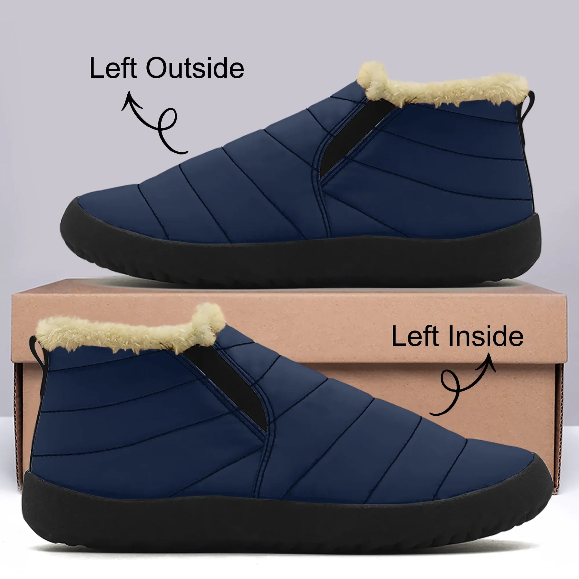 navy-faux-fur-slipper-slipper-jlr-design-1 - JLR Design