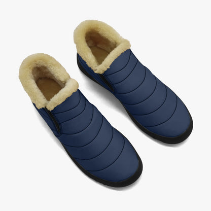 navy-faux-fur-slipper-slipper-jlr-design-2 - JLR Design
