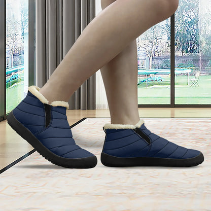 navy-faux-fur-slipper-slipper-jlr-design-3 - JLR Design
