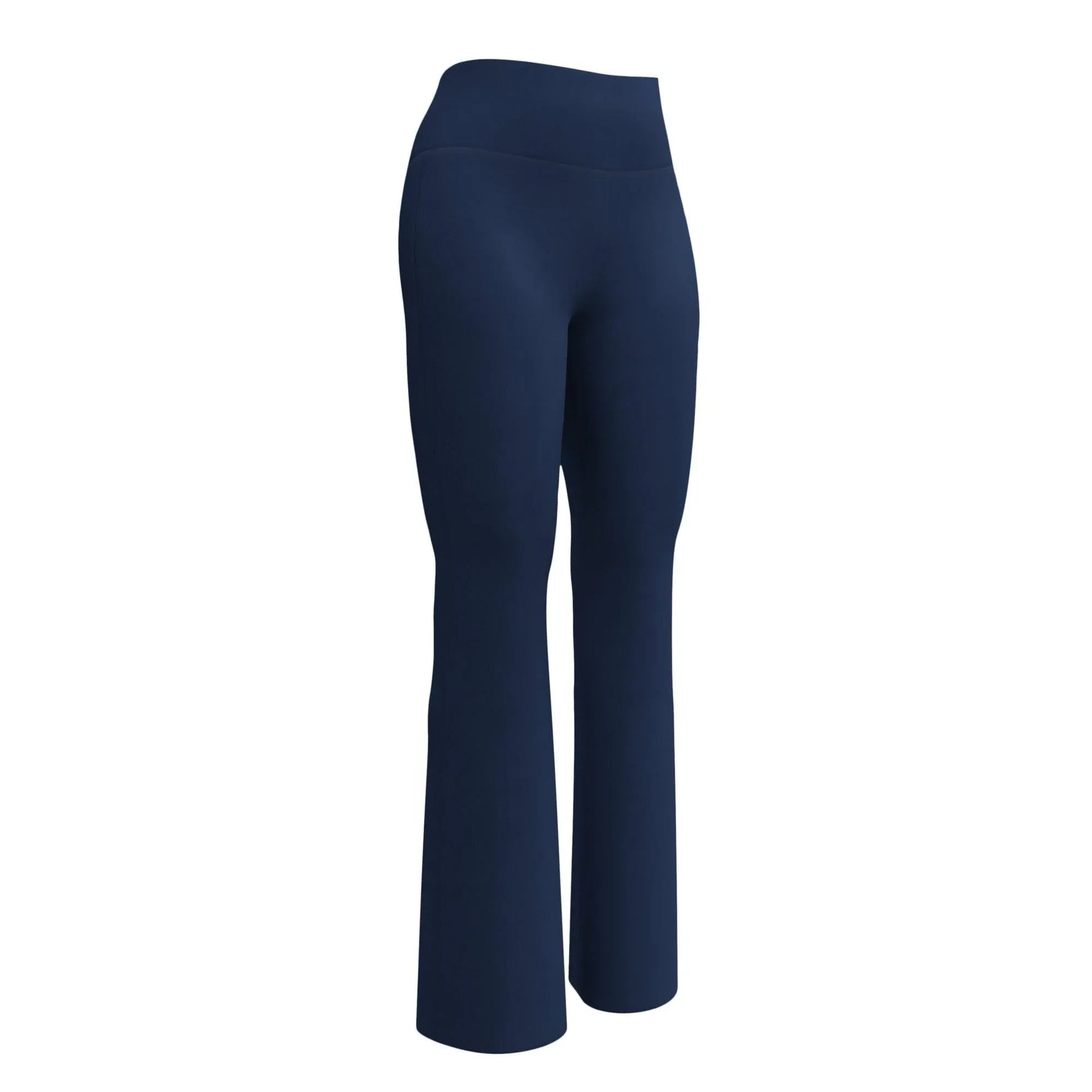 navy-high-waist-flare-leggings-flare-leggings-jlr-design-6 - JLR Design