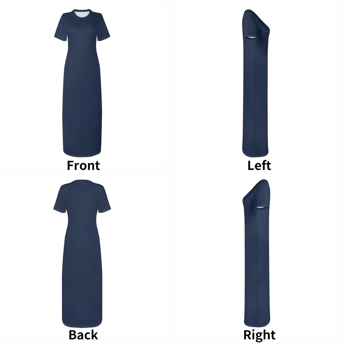 navy-short-sleeve-long-dress-long-dress-jlr-design-7 - JLR Design