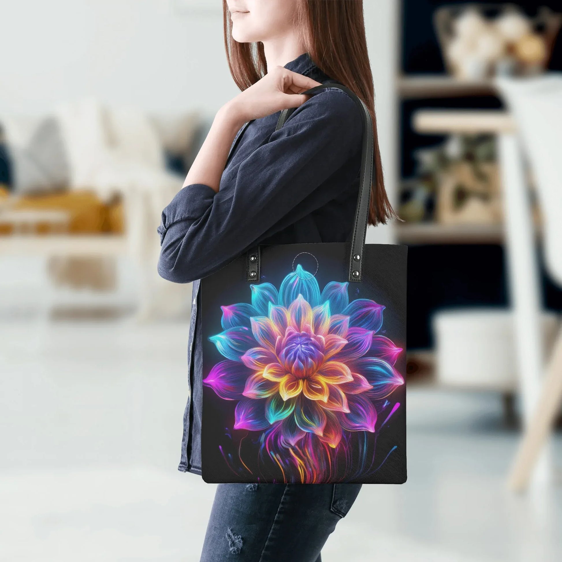 neon-dahlia-pu-leder-handtasche-handtasche-jlr-design-5 - JLR Design