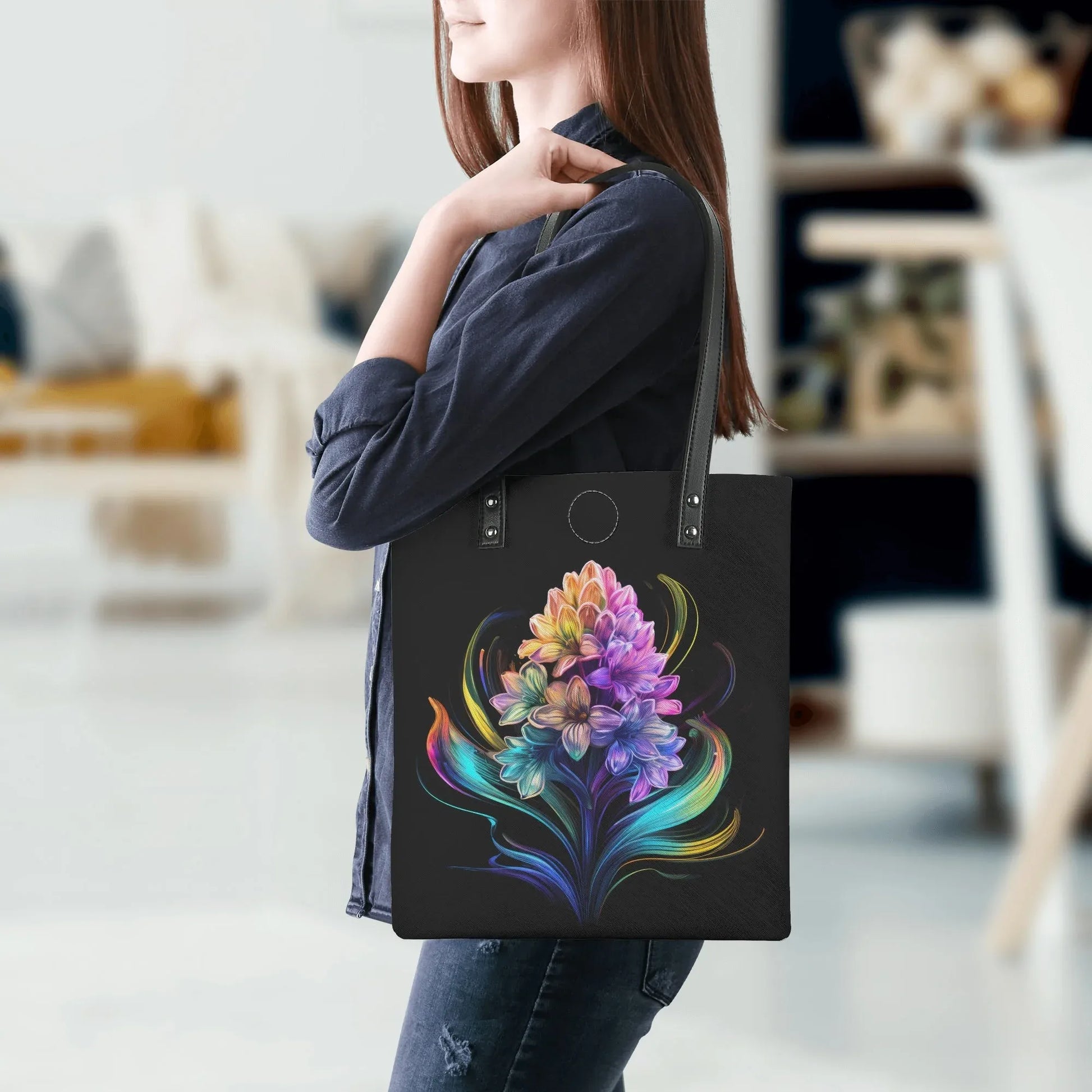 neon-hyazinth-pu-leder-handtasche-handtasche-jlr-design-5 - JLR Design