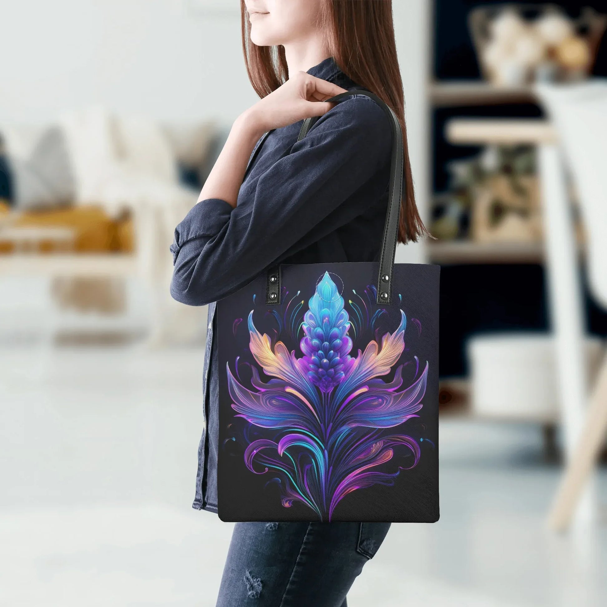 neon-lavender-pu-leder-handtasche-handtasche-jlr-design-5 - JLR Design