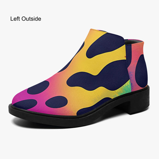 neon-leopard-elegante-reissverschluss-stiefeletten-stiefeletten-jlr-design-1 - JLR Design