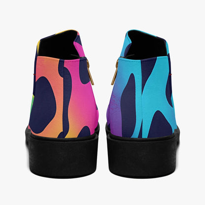 neon-leopard-elegante-reissverschluss-stiefeletten-stiefeletten-jlr-design-2 - JLR Design