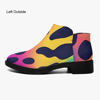 neon-leopard-elegante-reissverschluss-stiefeletten-stiefeletten-jlr-design-5 - JLR Design