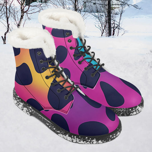 neon-leopard-faux-fur-leder-boots-boots-jlr-design-1 - JLR Design