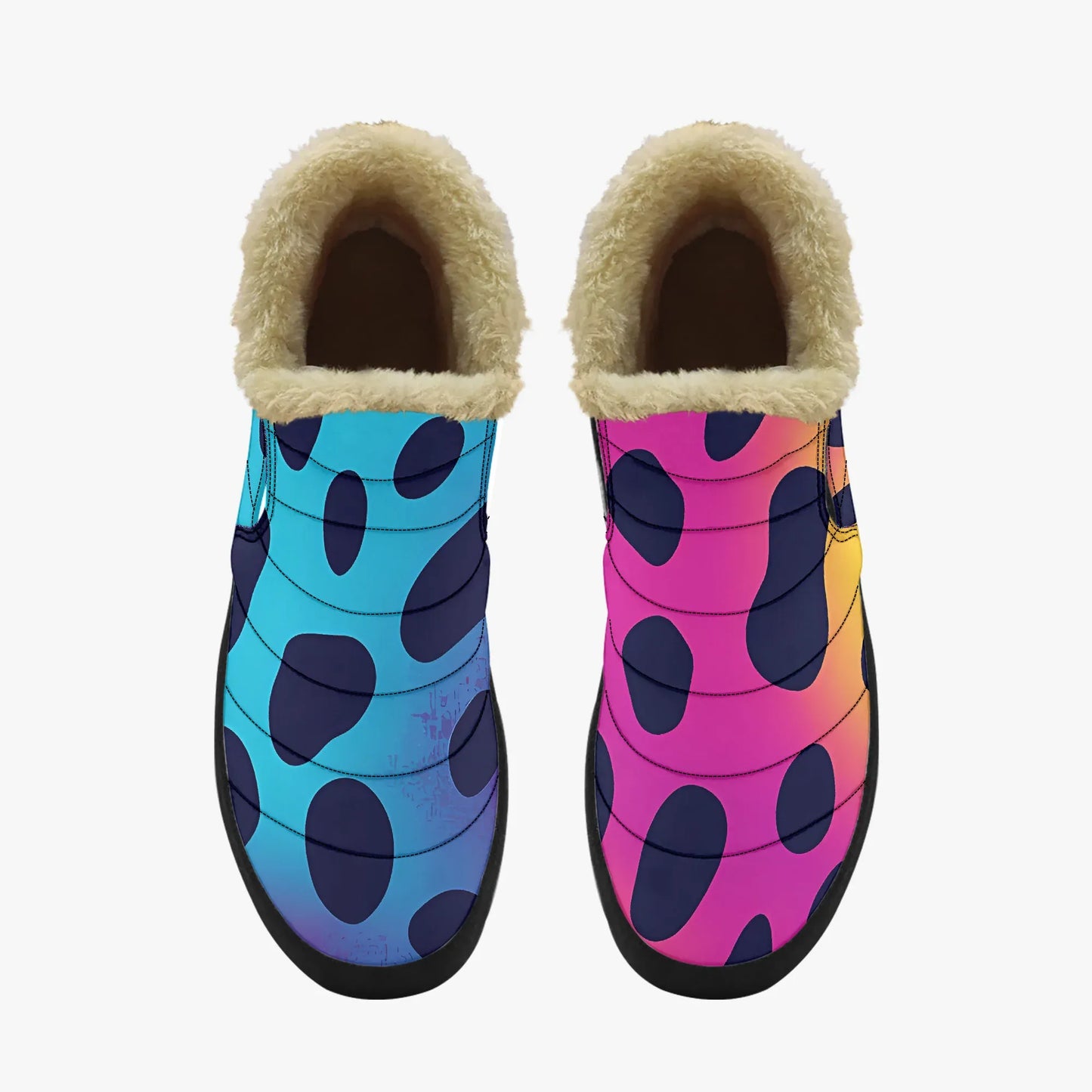 neon-leopard-faux-fur-slipper-slipper-jlr-design-5 - JLR Design