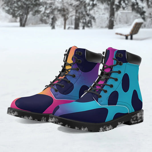 neon-leopard-leder-boots-or-stylische-und-warme-winterstiefel-boots-jlr-design-1 - JLR Design