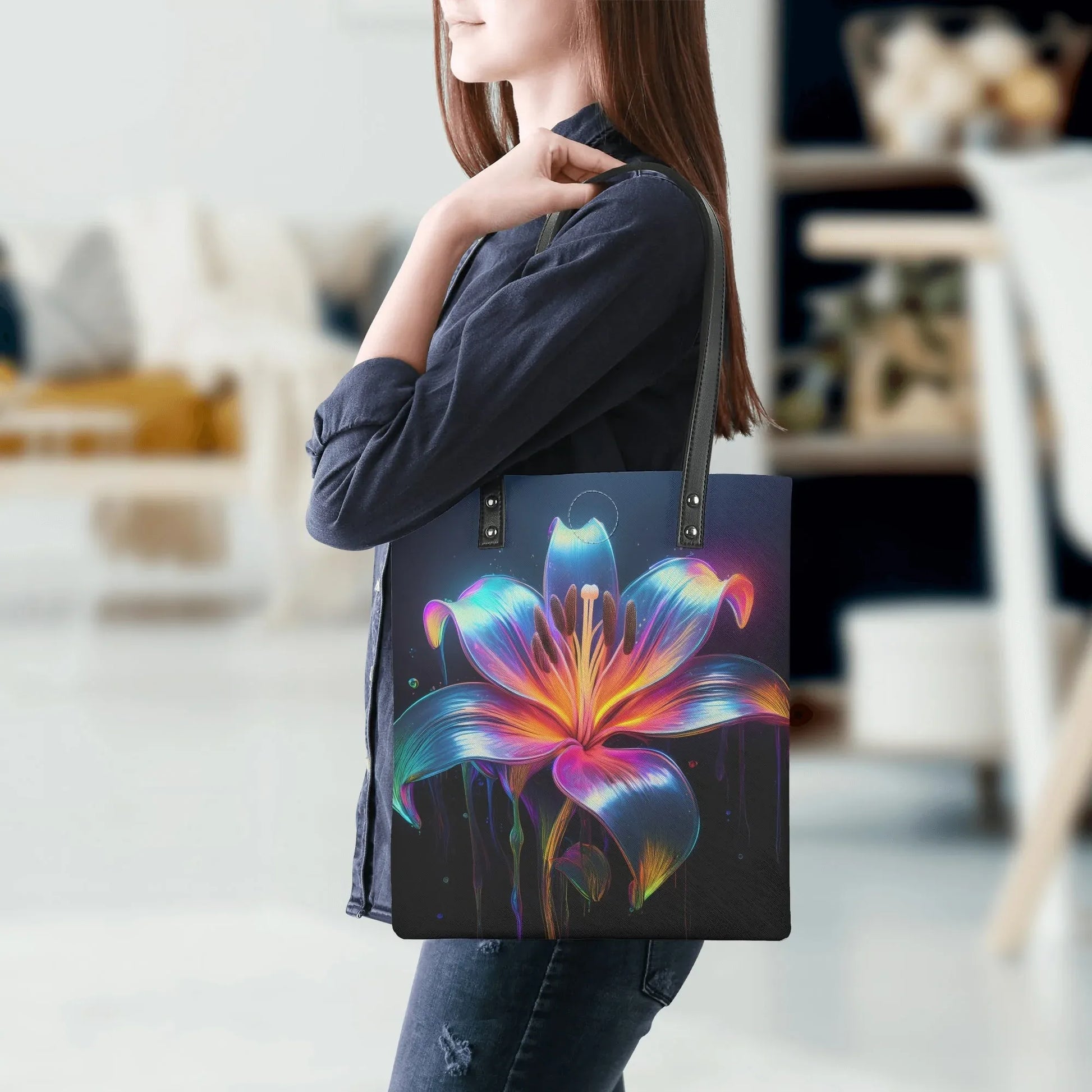 neon-lilie-pu-leder-handtasche-handtasche-jlr-design-5 - JLR Design