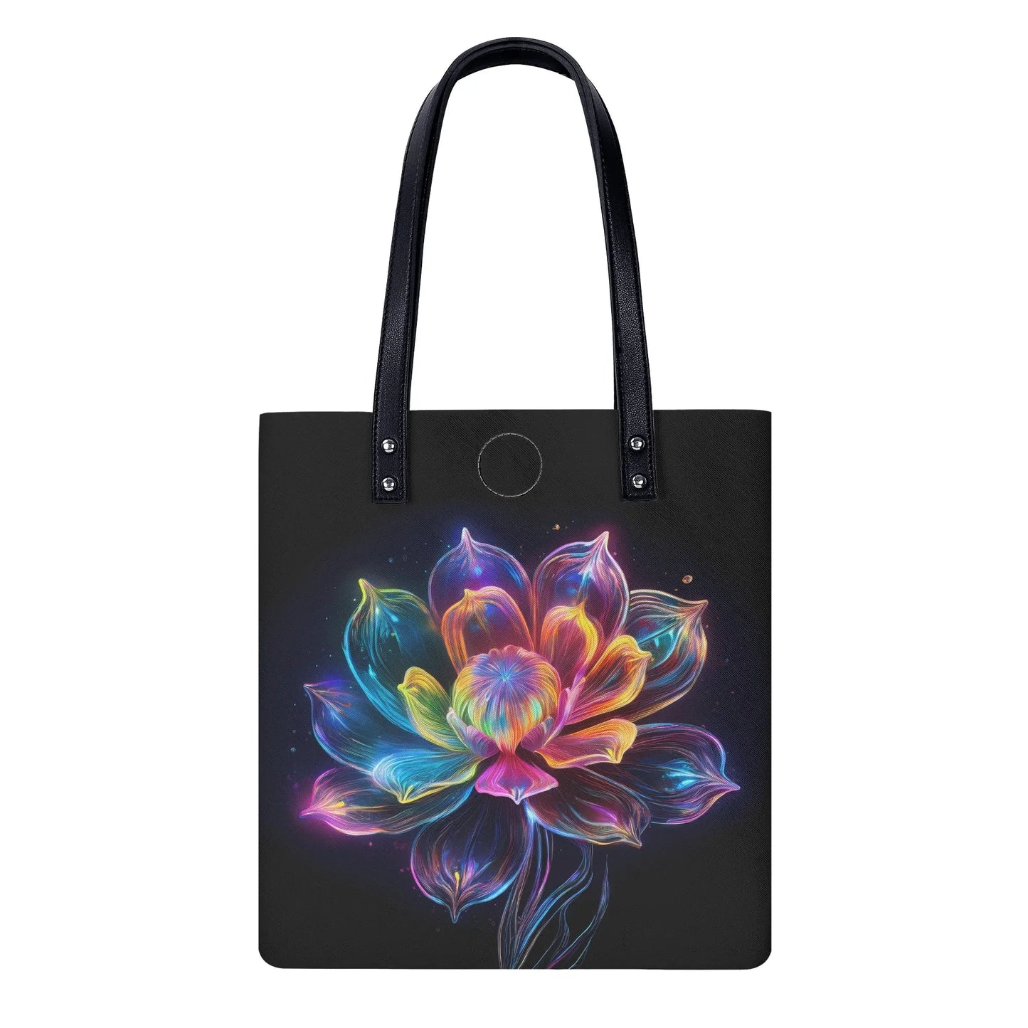 neon-lotusblume-2-pu-leder-handtasche-handtasche-jlr-design-1 - JLR Design