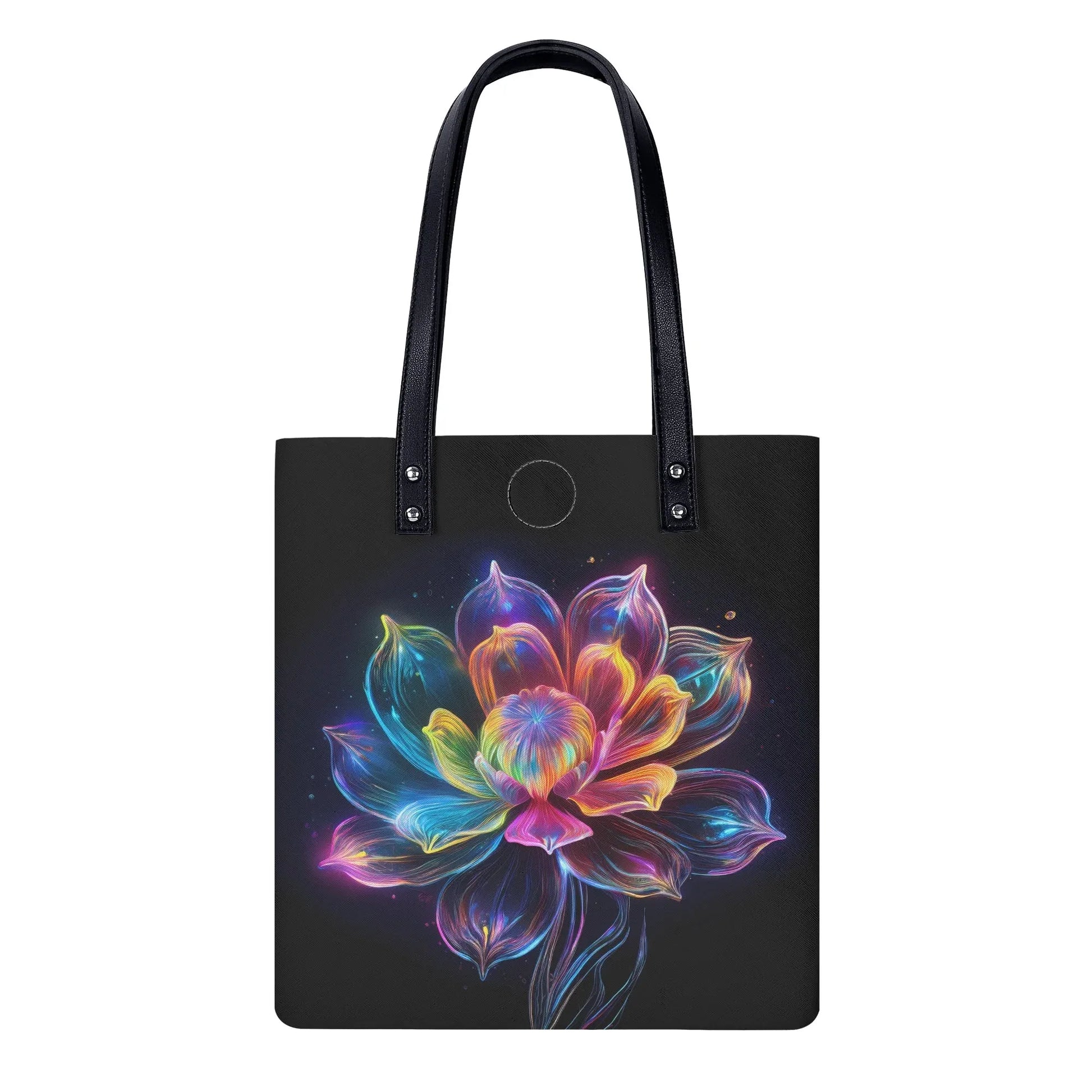 neon-lotusblume-2-pu-leder-handtasche-handtasche-jlr-design-1 - JLR Design