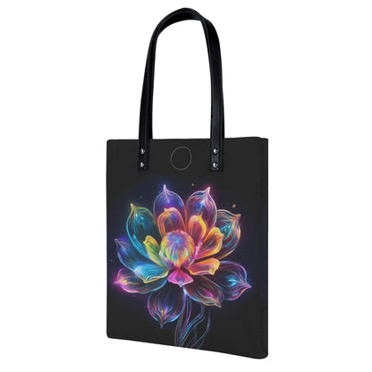 neon-lotusblume-2-pu-leder-handtasche-handtasche-jlr-design-2 - JLR Design